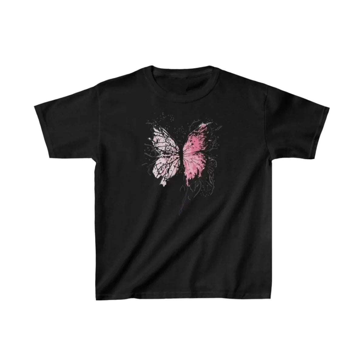 Çocuk Kız Baskılı T-Shirt - Beyaz