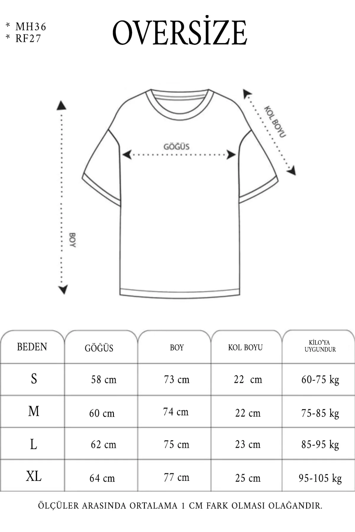 Unisex Bisiklet Yaka Baskılı Oversize T-Shirt
