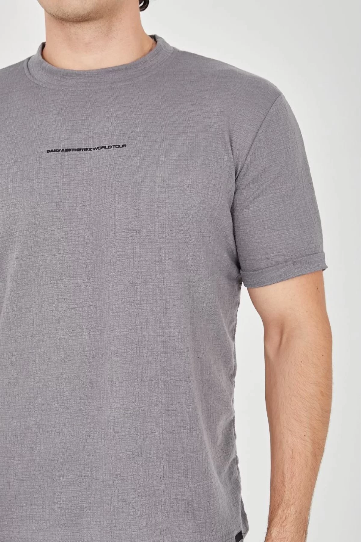 Unisex Jakar Kumaş Slim Fit T-Shirt