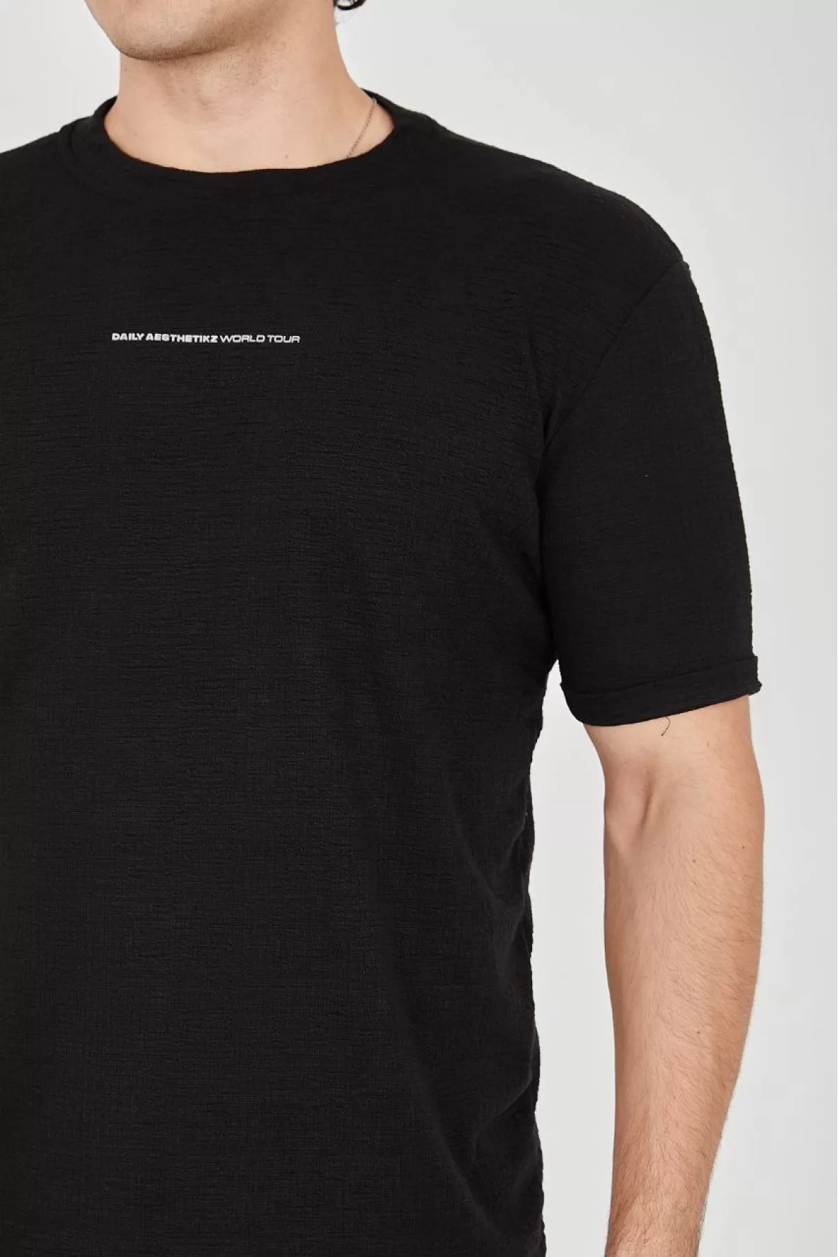 Unisex Jakar Kumaş Slim Fit T-Shirt